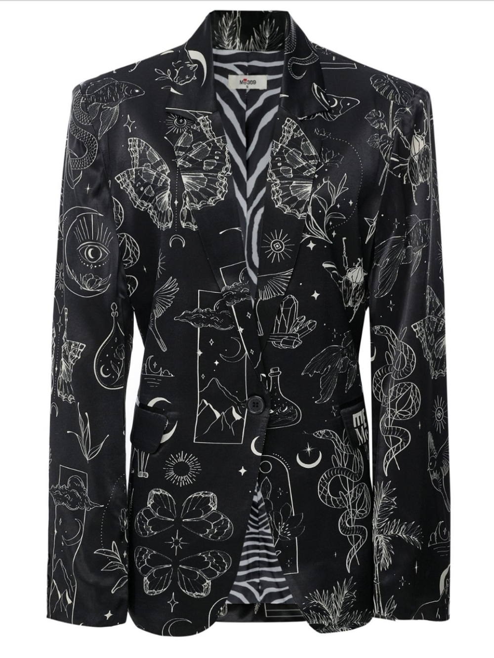Me369 Designer Molly Black Magic Blazer - Medium